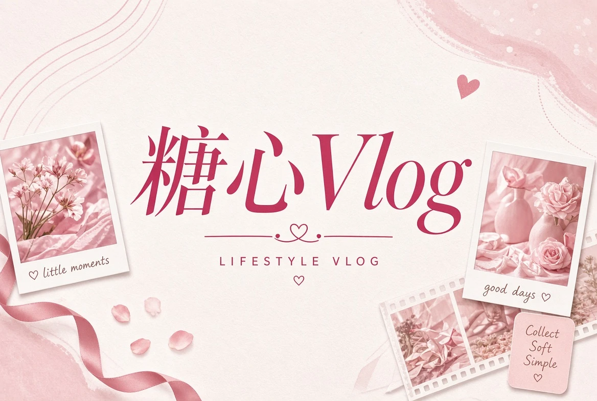 糖心Vlog 关于糖心Vlog栏目视觉